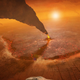 An illustration of what Venus’ deadly surface might look like to VERITAS.